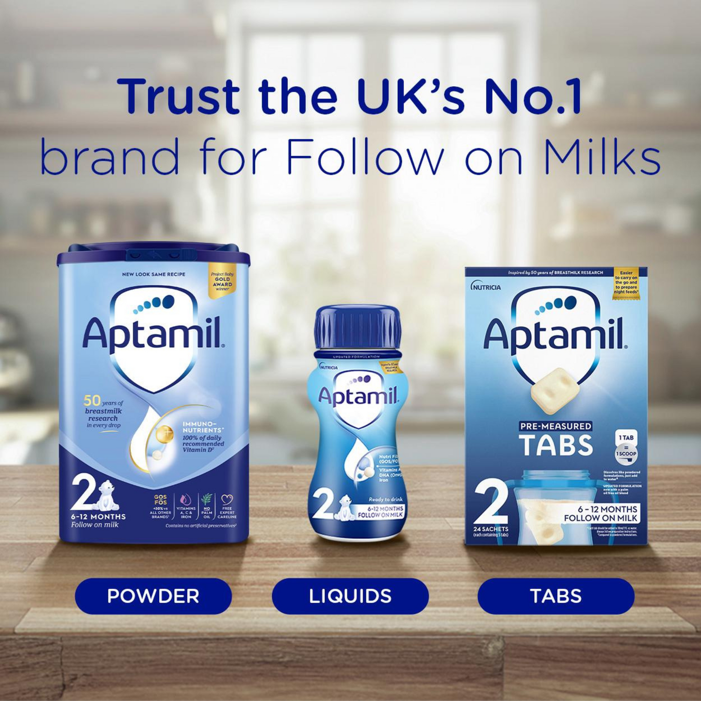 Aptamil Stage 2 Follow On Baby Milk Formula Powder 6-12 month uk safe health feed food care cow original store Best shop Import foreign Premium low price in bd