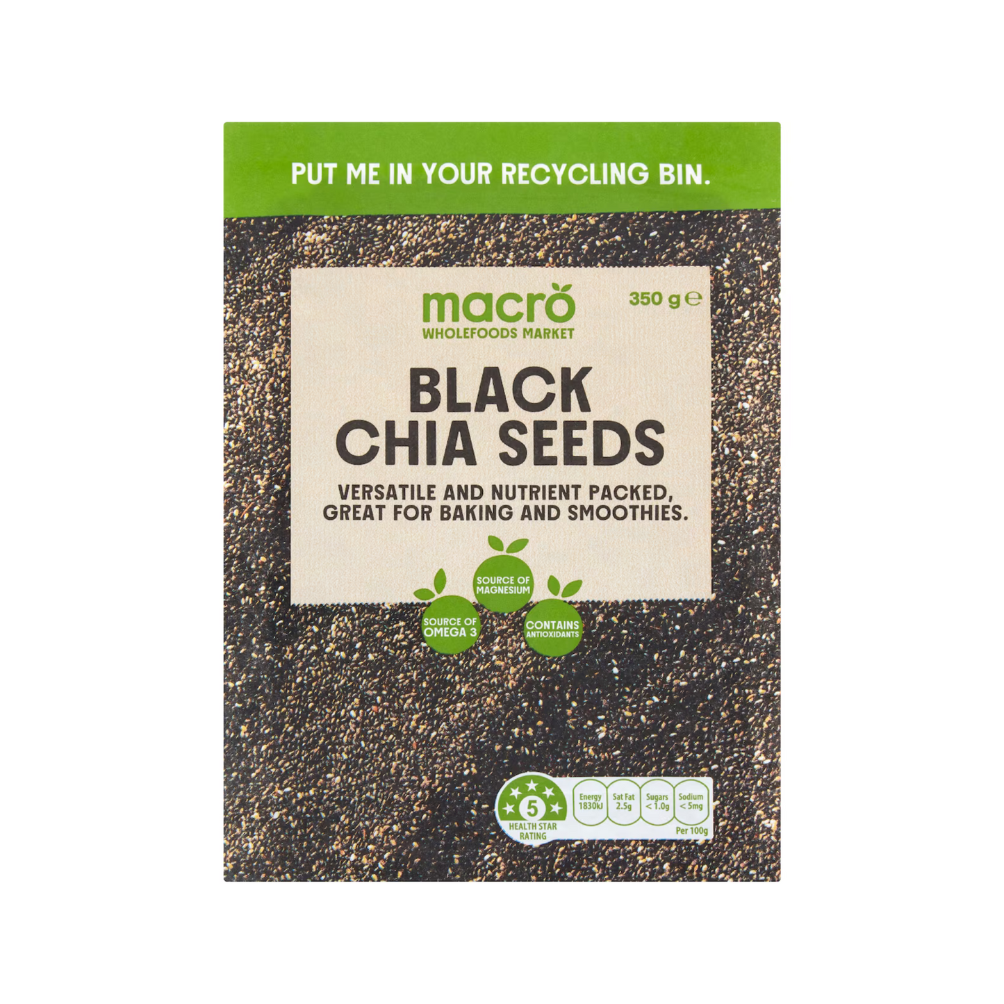 Macro Black Chia Seeds Protein Good quality delicious authentic Halal natural Best heart magnesium smoothies valo import healthy breakfast low price in bd Dhaka
