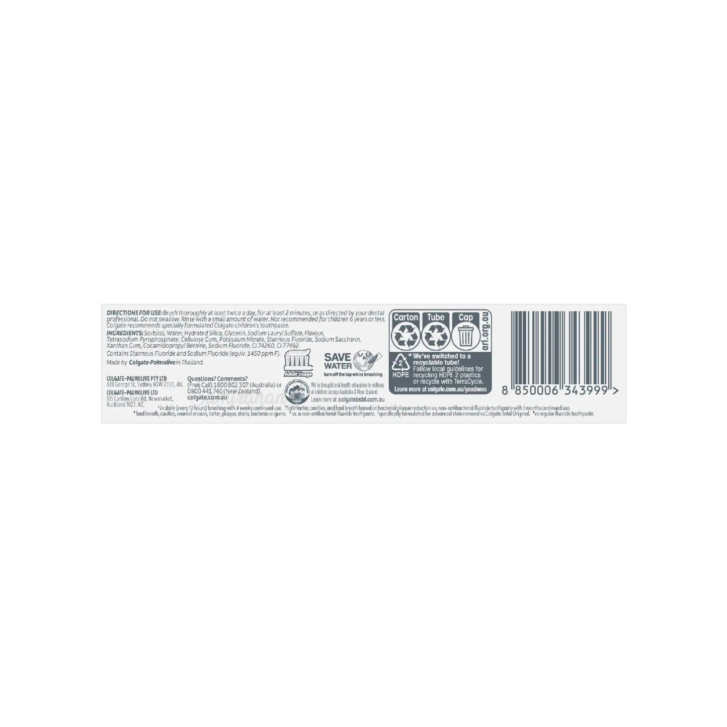 Colgate Total Active Prevention Active Fresh Toothpaste genuine authentic brand shop anti-cavity Teeth Best import Australia premium low price in bd Bangladesh