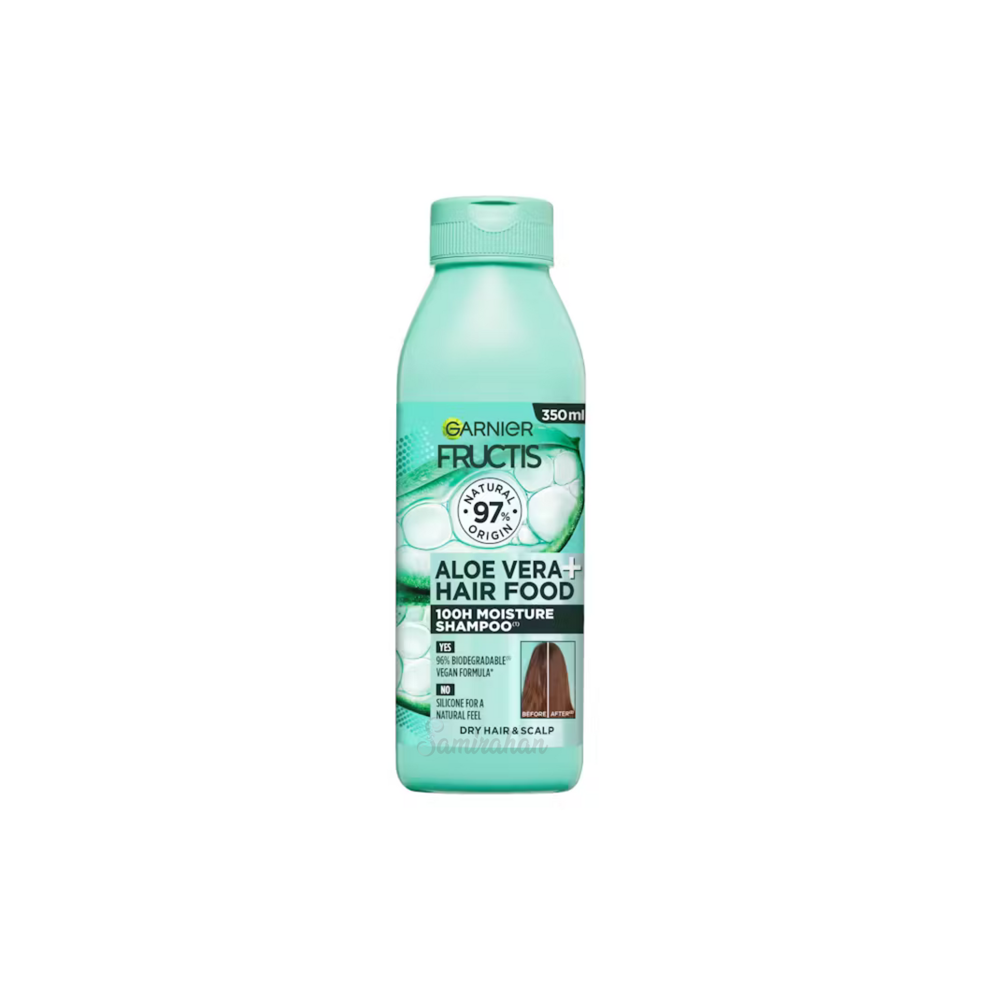 Garnier Fructis Aloe Vera Hair Food 100H Moisture Shampoo UK dry damage hair frizz straight silky Best authentic dandruff  Shine dry nourished low price in BD