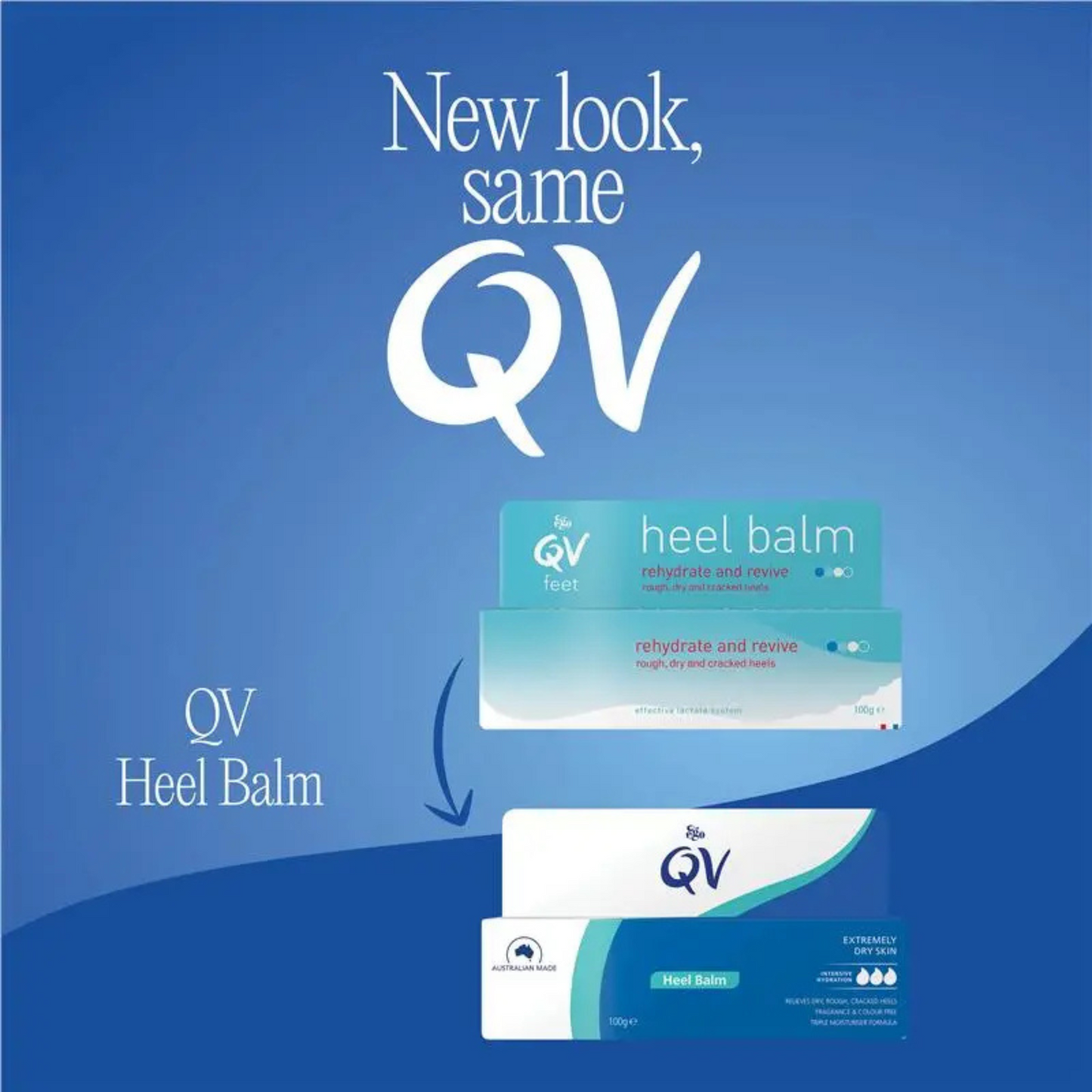 QV Heel Balm cracked heel repair cream Australia imported authentic genuine premium shop brand sensitive skin online protect beauty Footcare cheap price in BD