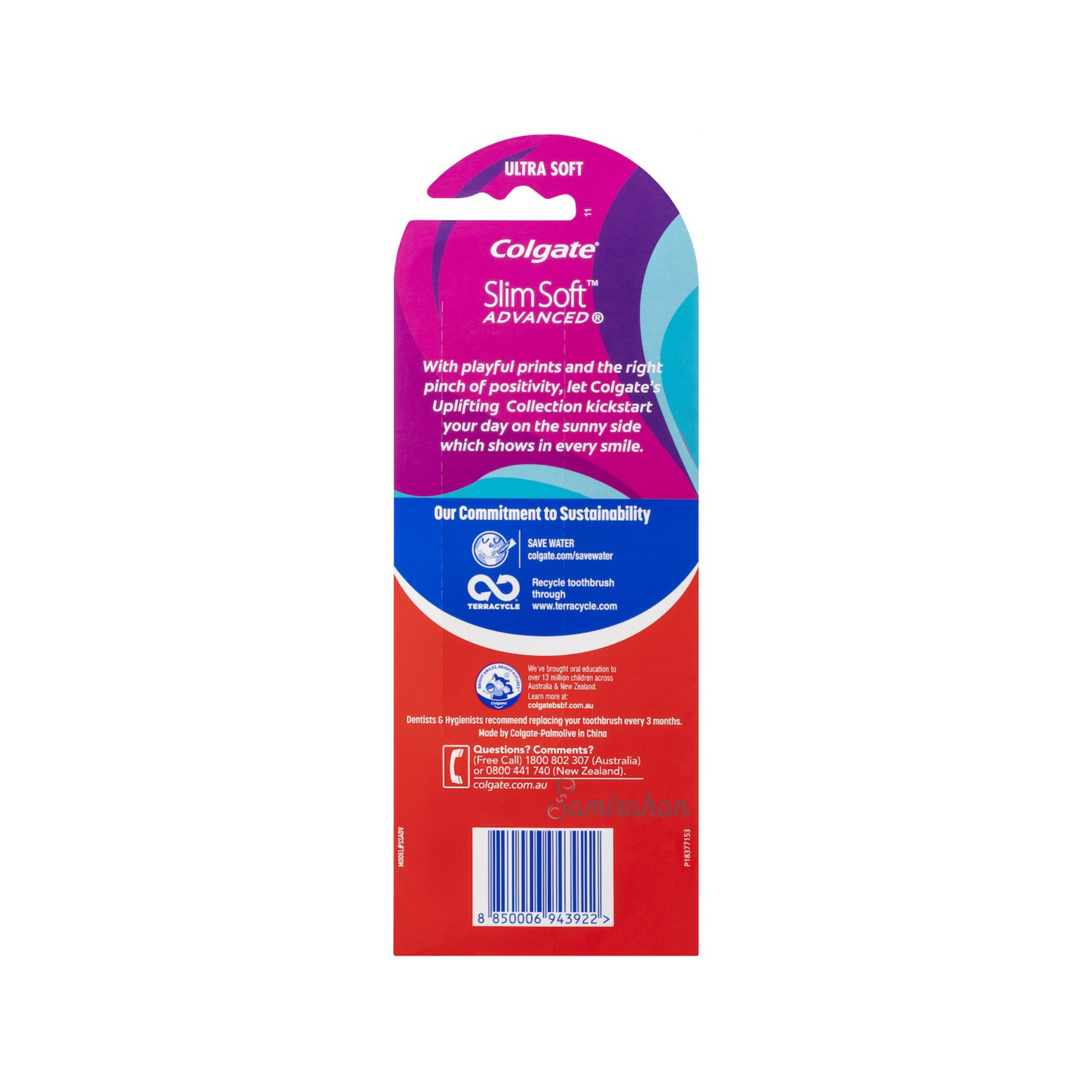 Colgate Slim Soft Advanced Ultra Soft Toothbrush genuine brand online shop cleaning smoothly germ teeth original AU premium dentalcare health cheap price in BD