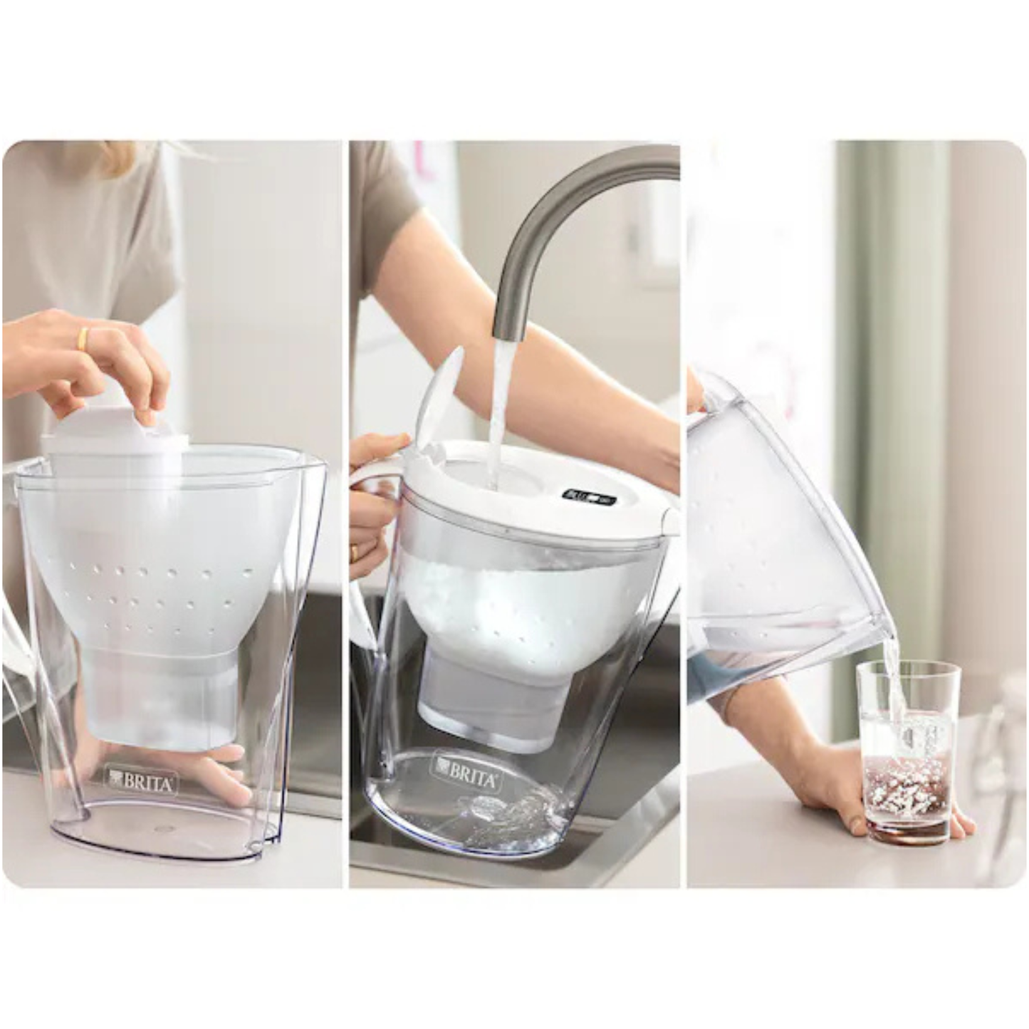 Brita Marella XL water filter jug 3.5L filters White Best imported foreign genuine authentic original AU premium purifier healthy pure drinking safe price in BD