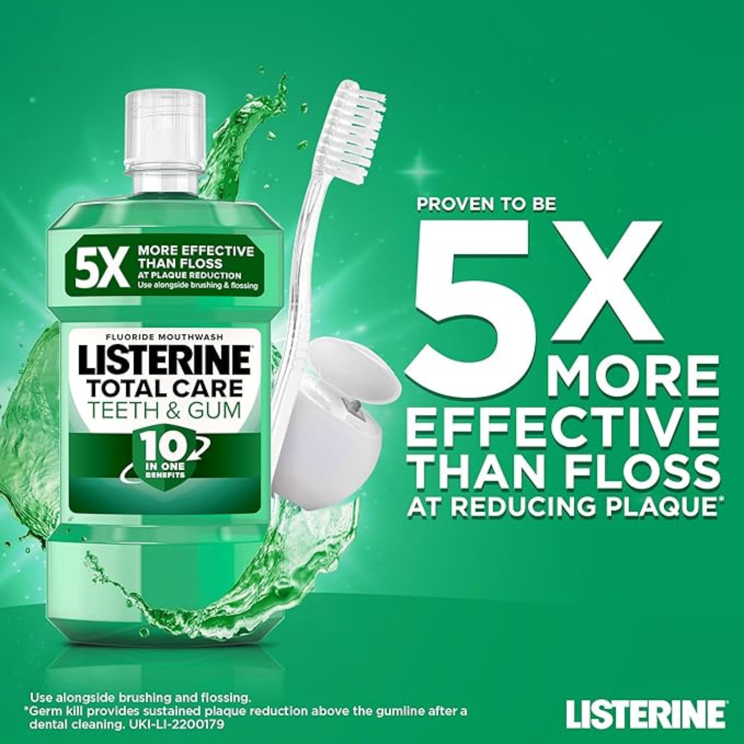 Listerine Total Care Teeth & Gum Care Mouthwash Fresh Mintt Healthy Mouth Naturally Teethauthentic imported genuine premium brand online shop Low Dhaka price BD
