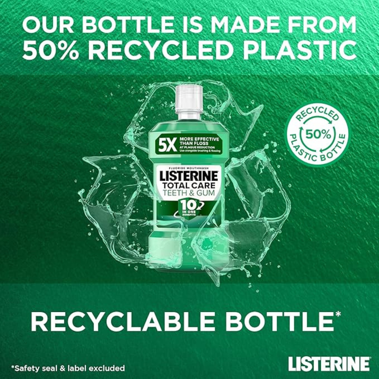Listerine Total Care Teeth & Gum Care Mouthwash Fresh Mintt Healthy Mouth Naturally Teethauthentic imported genuine premium brand online shop Low Dhaka price BD