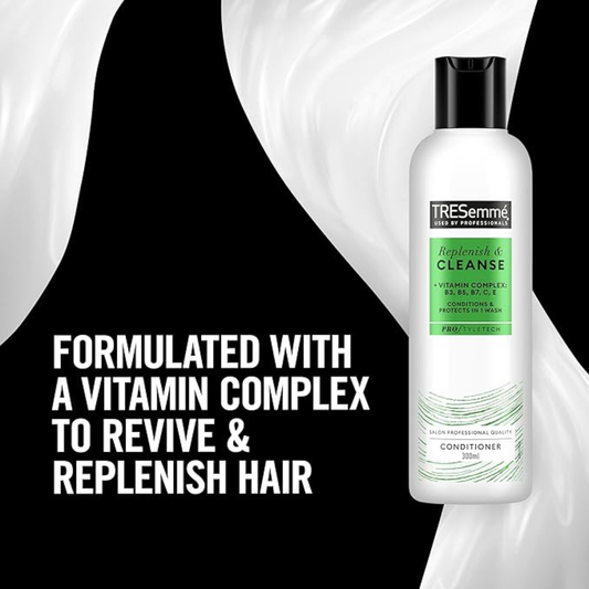 TRESemmé Conditioner Replenish Cleanse Vitamin Shine Best quality healthy growth shine foreign dandruff genuine authentic import loss damage sculp low price BD