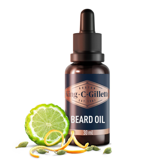 King C Gillette Beard Oil King C Gillette signature scent cedar bergamot seed import genuine premium shiny neatly Original brand UK online shop low price in BD