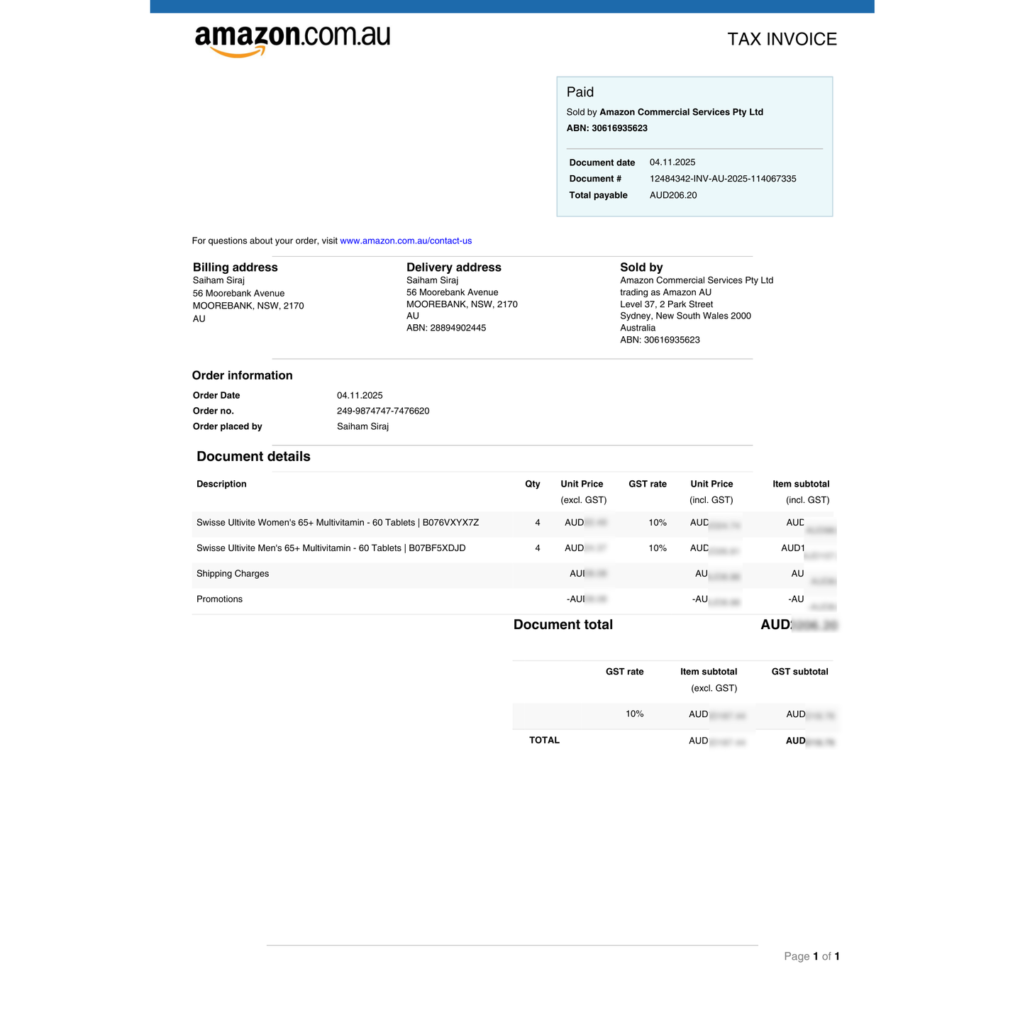 সুইস আলটিভাইট মহিলাদের মাল্টিভিটামিন ৬৫+ ব্রেন ফাংশনকে সমর্থন করে (অস্ট্রেলিয়া) ৬০ ট্যাবলেট