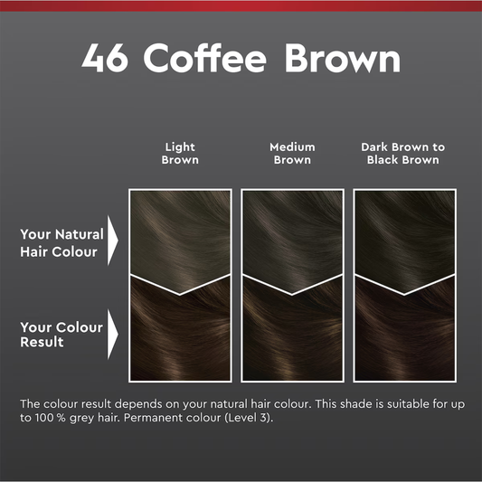 Schwarzkopf Brilliance Permanent Hair dye Colour 46 Coffee Brown shine genuine premium brand online shop Best safe import AU low price in bd Jashore Tala, Debhata