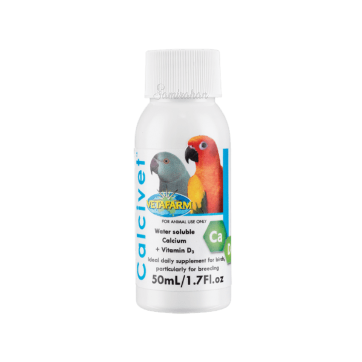 Vetafarm Calcivet Calcium Vitamin D3 breeding support Bird Supplement growth egg shell bone health medicine Aid Australia authentic premium brand BD Bangladesh Kazipara Basundhara Rupnagar Jatra Bari Motijheel Nawabganj Savar