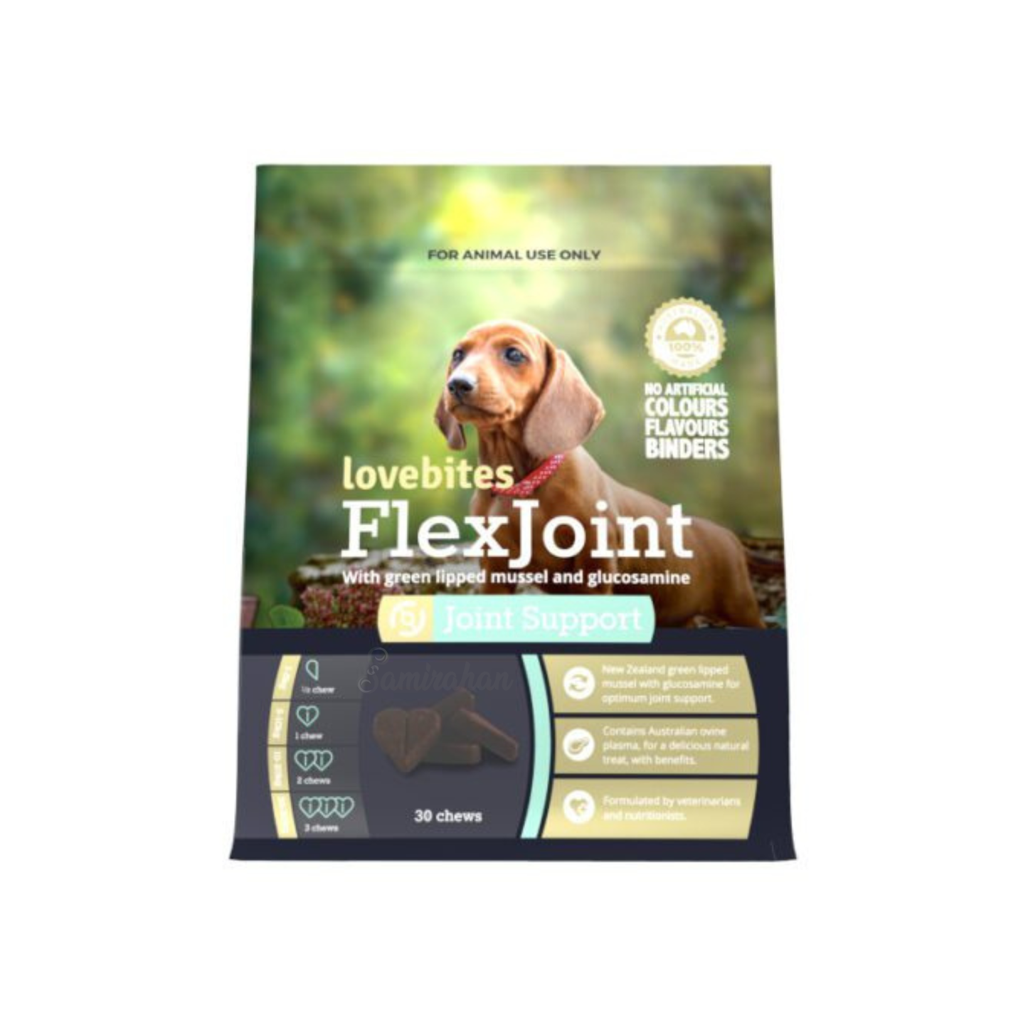 Vetafarm Lovebites FlexJoint Joint Support Chews Dogs imported Australia authentic genuine premium Supplement cheap price BD Dhaka Chittagong Sylhet Bangladesh Kishoreganj Manikganj Norshingdi Bagerhat Dhanmondi Gulshan Kallyanpur Shyamoli