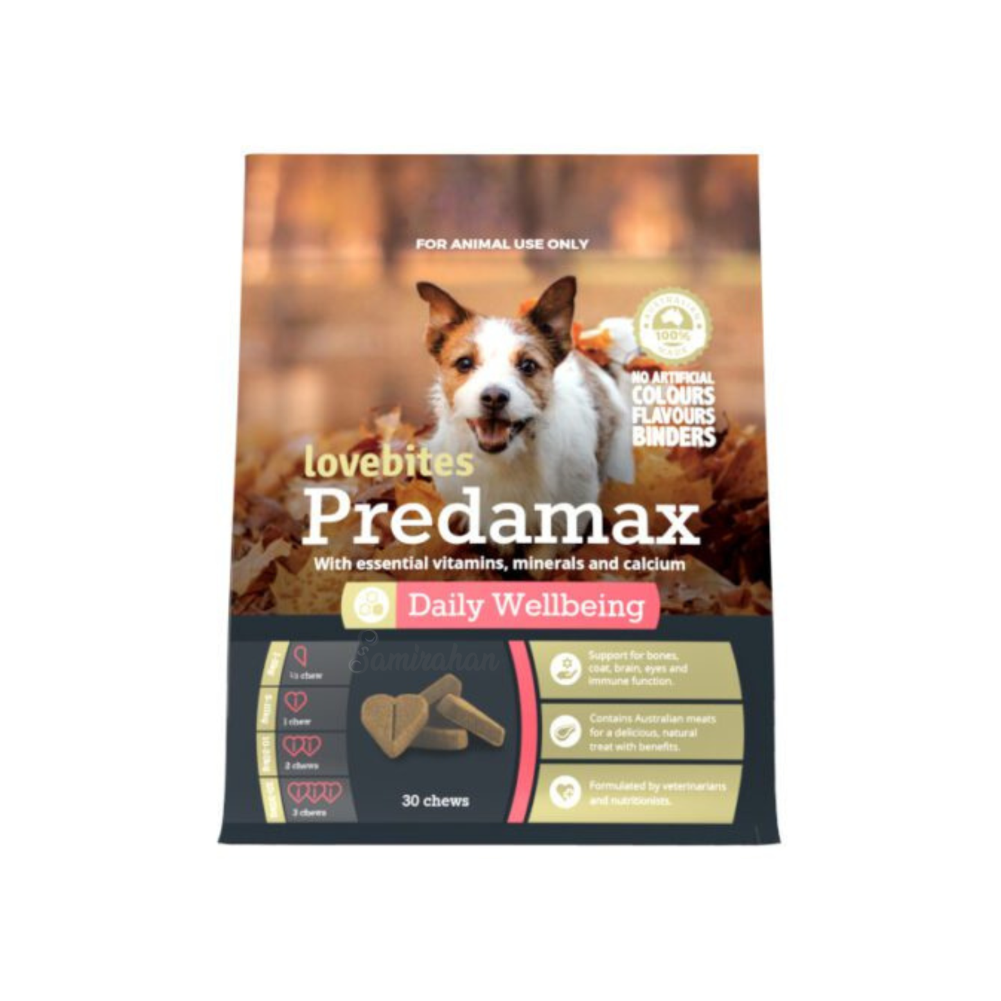 Vetafarm Lovebites Predamax Daily Wellbeing Chews Dogs imported Australia authentic genuine premium Supplement cheap price BD Dhaka Chittagong Sylhet Bangladesh Kushtia Magura Meherpur Baridhara Diplomatic Zone Notun Bazar
