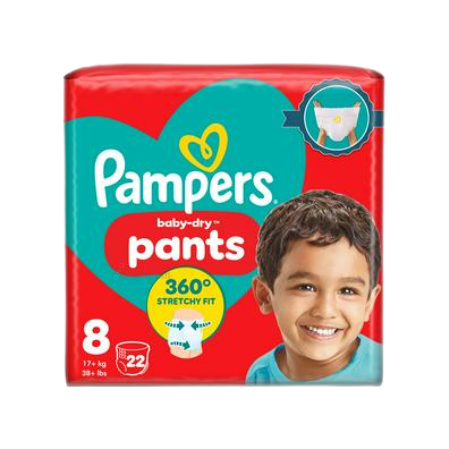Pampers 360° Stretchy Fit Baby Dry Nappy Pants 8 Size UK authentic premium brand online shop soft easy absorbent comfort fit Best genuine diaper low price bd Kishoreganj Manikganj Norshingdi Gabtoli Pallabi Lalmatia Mirpur