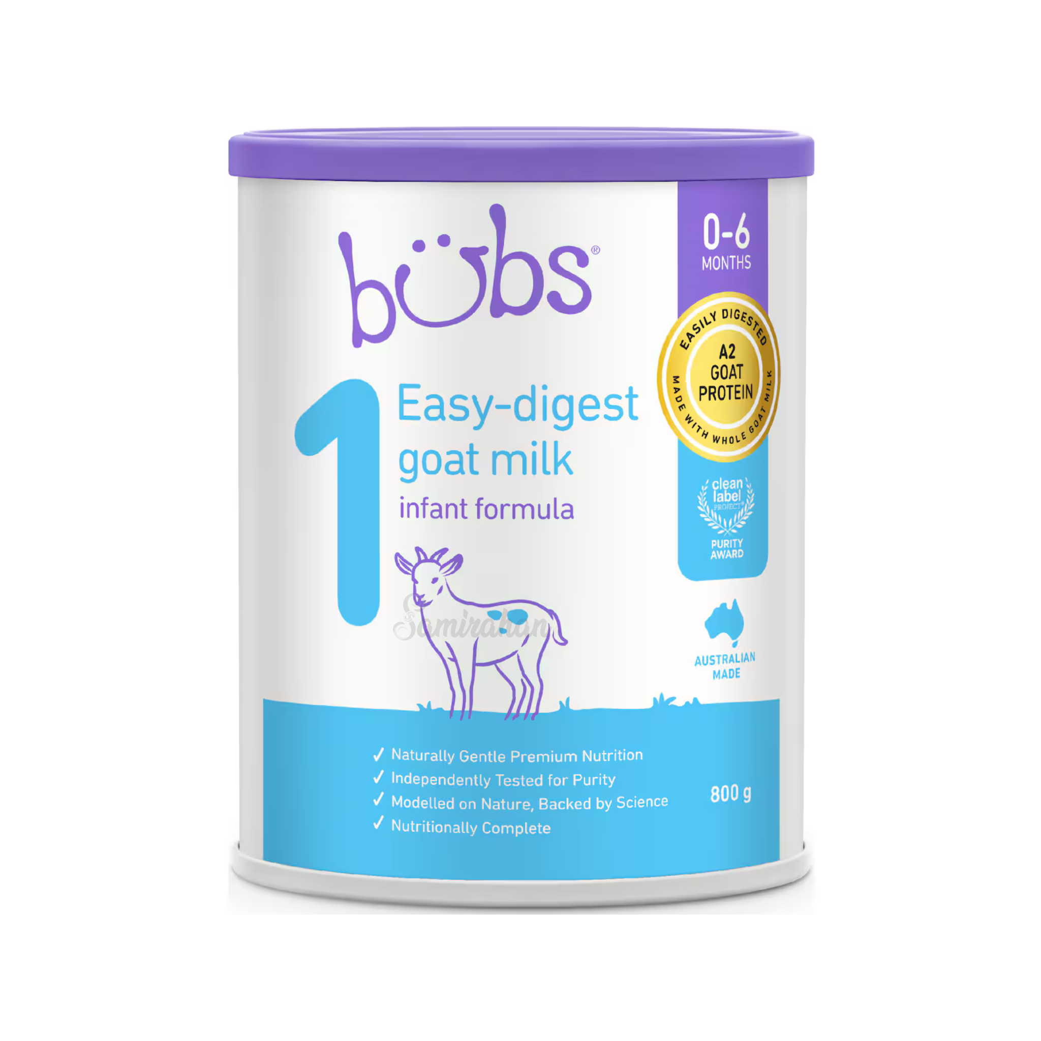 Bubs Easy-digest Goat Milk Infant Formula Stage 1 (A…