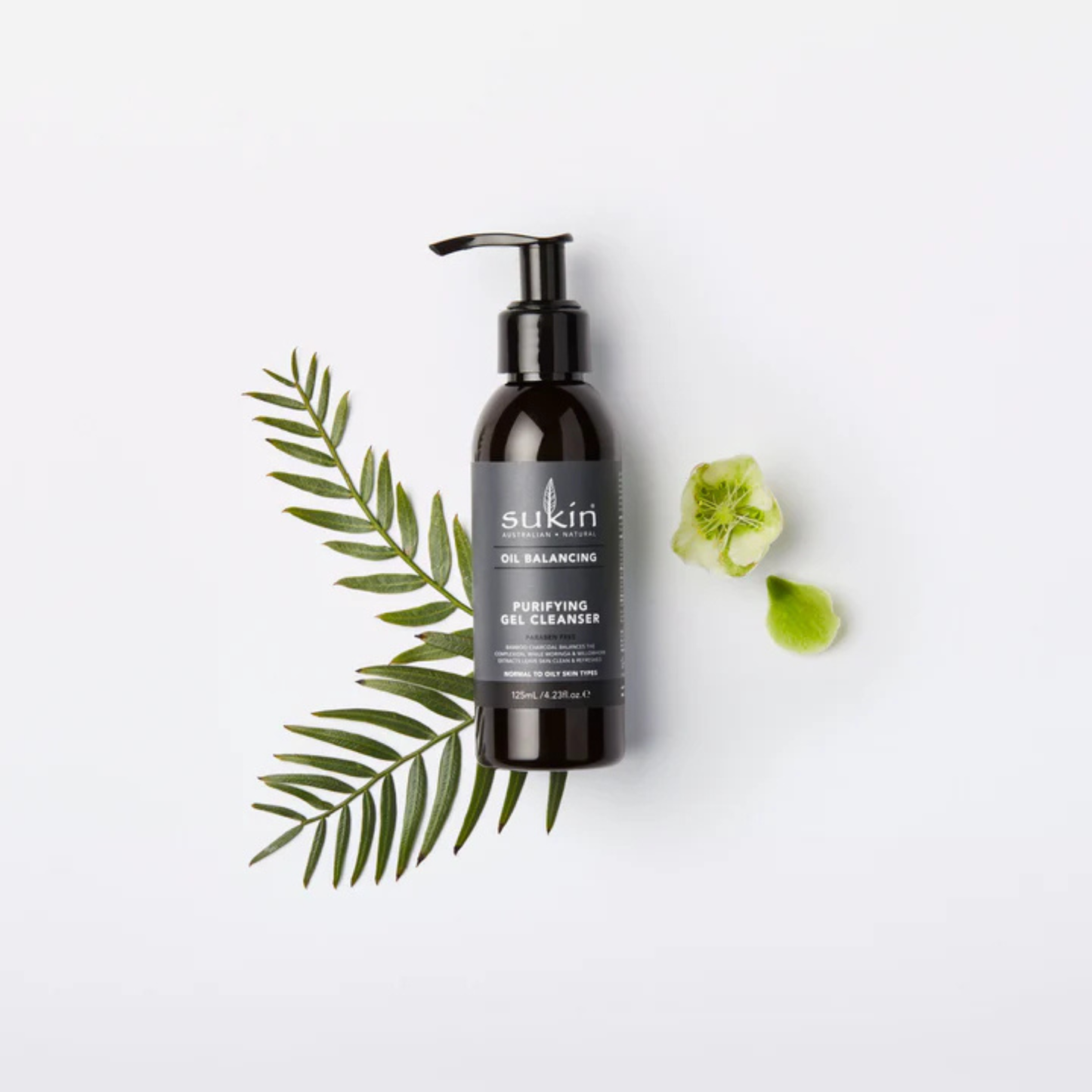 Sukin Charcoal Gel Cleanser imported Australia authentic genuine premium oily skin face wash vegan skincare online shop BD Dhaka Bangladesh Aminbazar Gabtali Adabar Mohammadpur Shewrapara Kazipara Jatra Bari Gandaria
