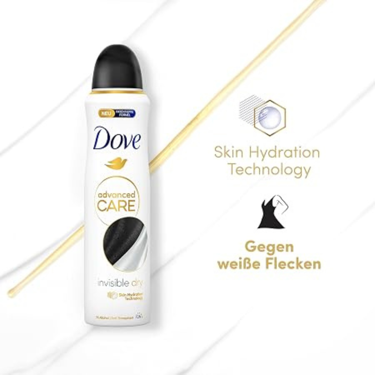 Dove Advanced Care Invisible Care 72H Antiperspirant Deodorant imported UK authentic premium brand online shop cheapest price BD Dhaka Chittagong Sylhet khulna