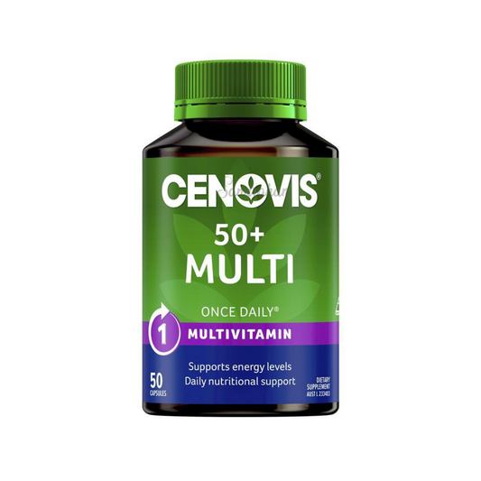 Cenovis 50+ multivitamin supplement nutritional support males females Best authentic Australian import premium healthy multi vitamin minerals low price in bd