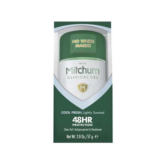 Mitchum For Men Clinical Gel Deodorant Cool Fresh Energy sweat odor dry daily 48 hours white marks moisture Best safe authentic import Australia low price in bd