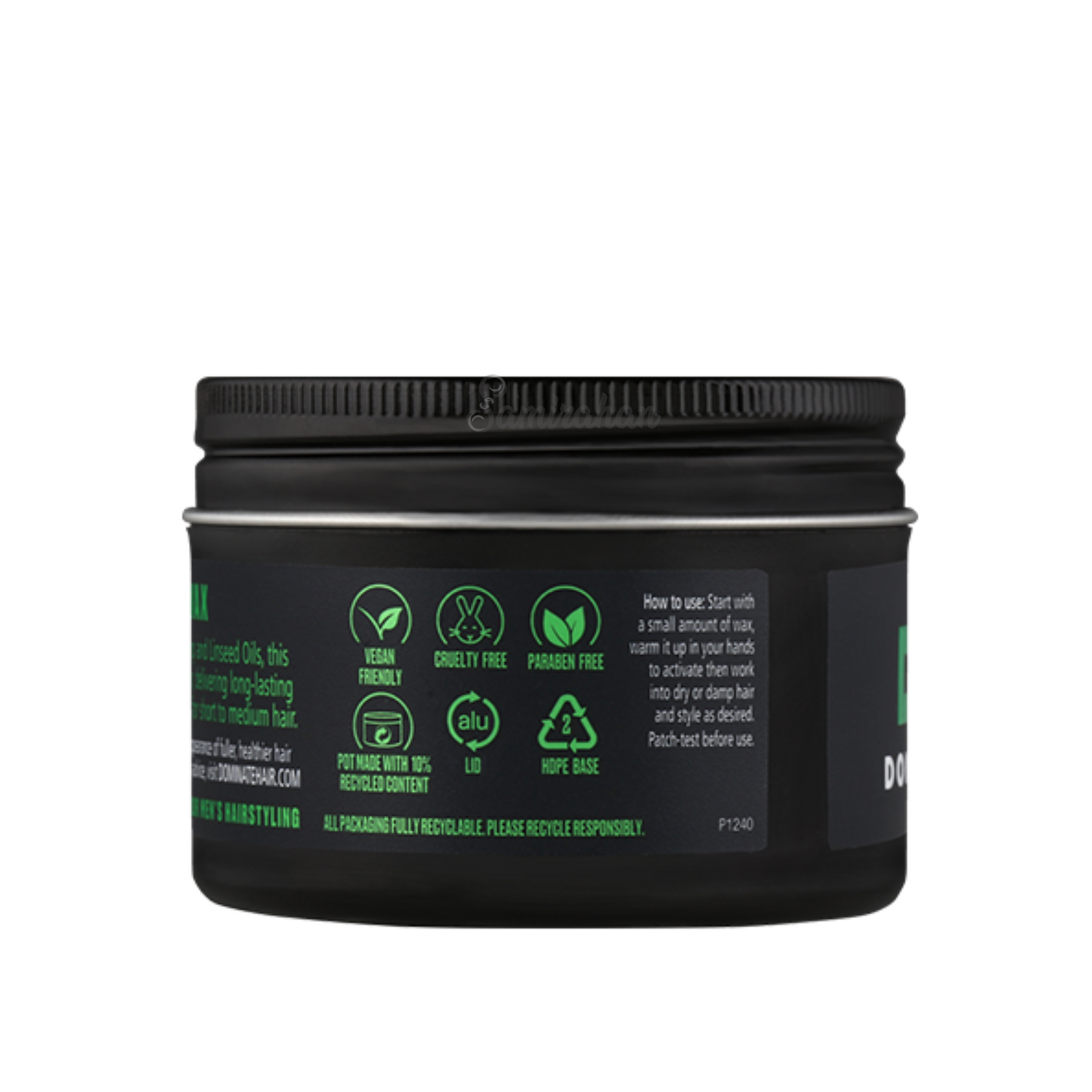 Dominate Rock Solid Wax Extreme Hold Wet Look barber inspire men hair style natural oils long lasting Best safe gel authentic import Australia low price in bd