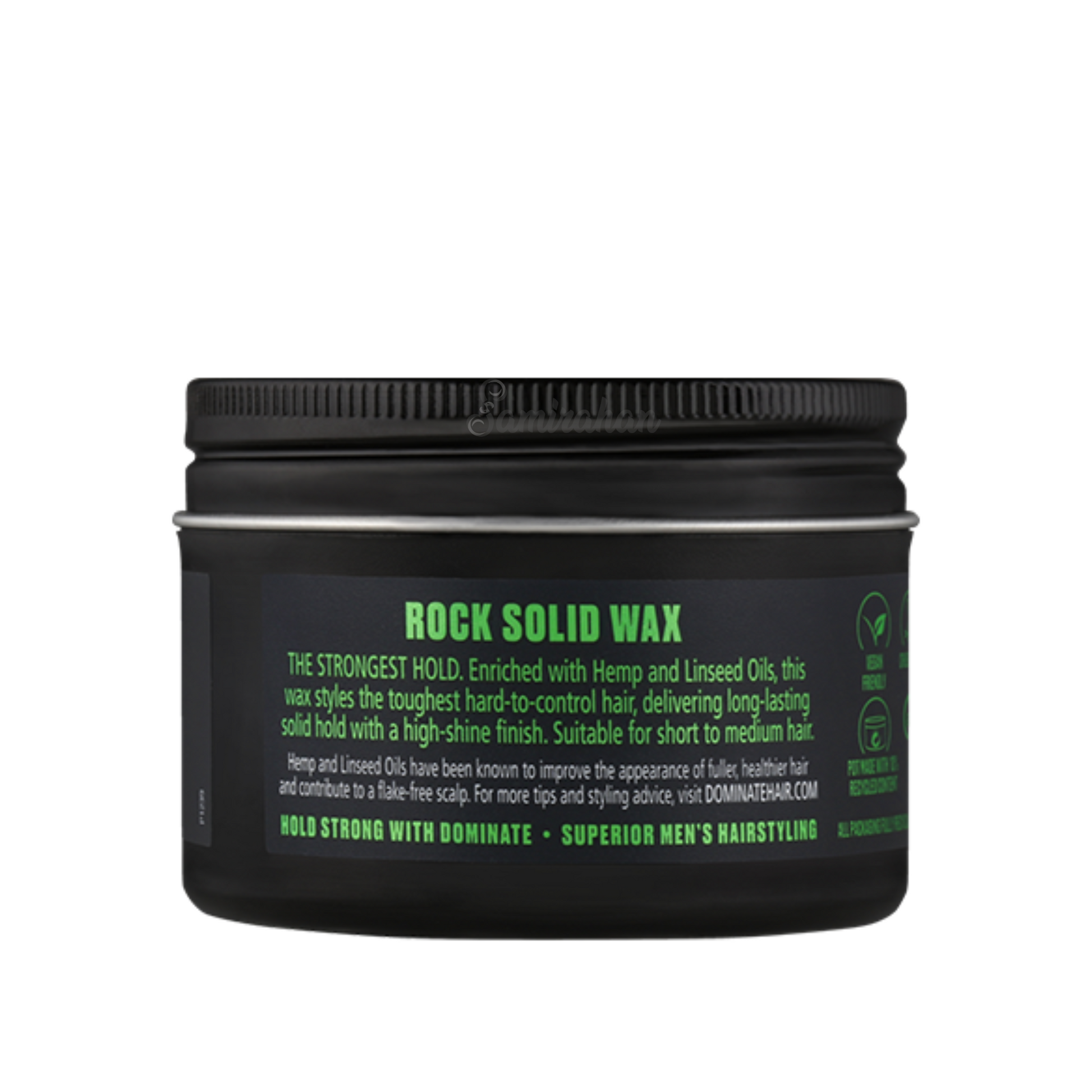 Dominate Rock Solid Wax Extreme Hold Wet Look barber inspire men hair style natural oils long lasting Best safe gel authentic import Australia low price in bd