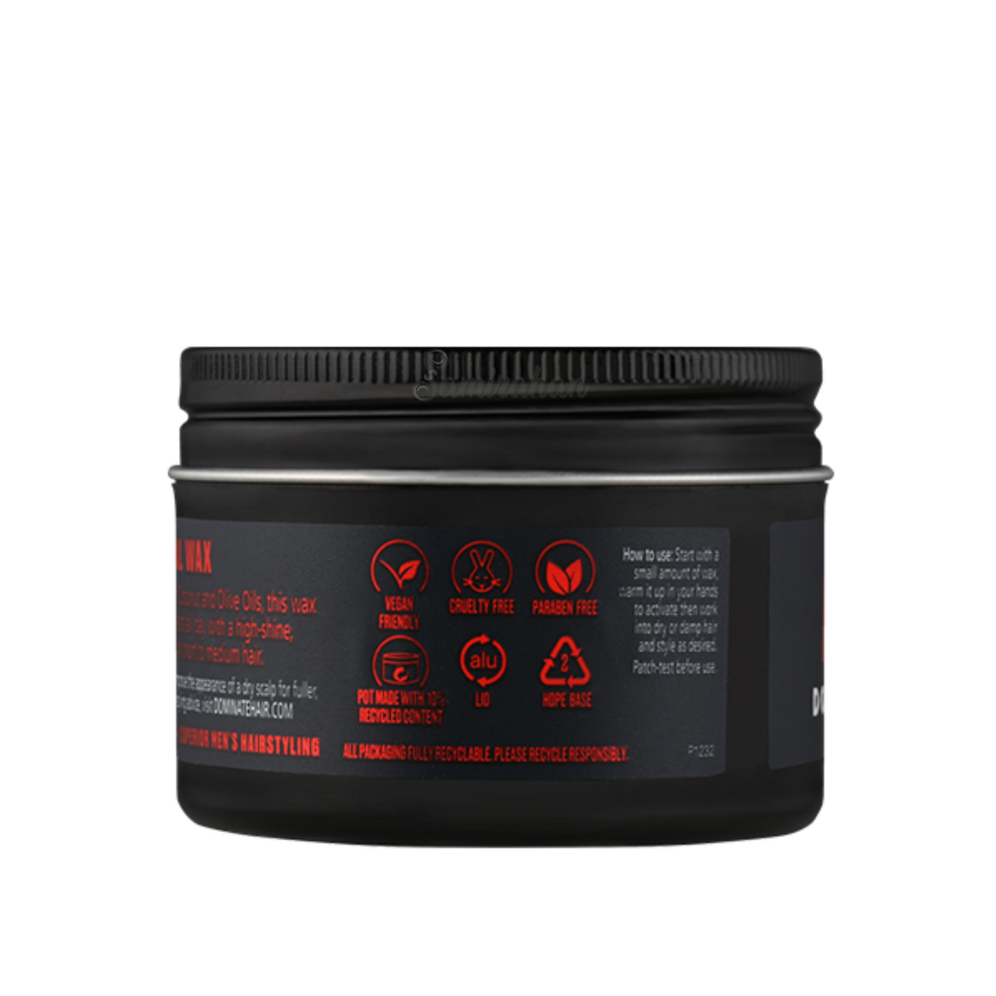 Dominate Original Wax Strong Hold Wet Look men's hairstyling natural oils extreme long-lasting Improves dry scalp Best imported Australia hair gel styler in BD