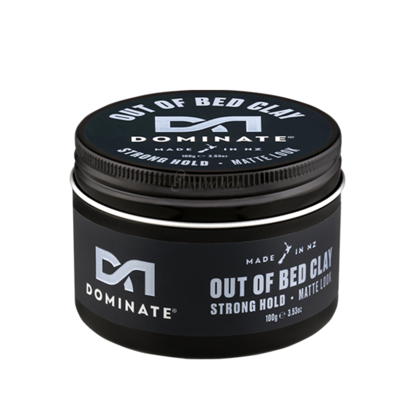 Dominate Out of Bed Clay Strong Hold Matte Look barber inspire men hair style natural oils long lasting Best safe gel authentic import Australia low price in bd