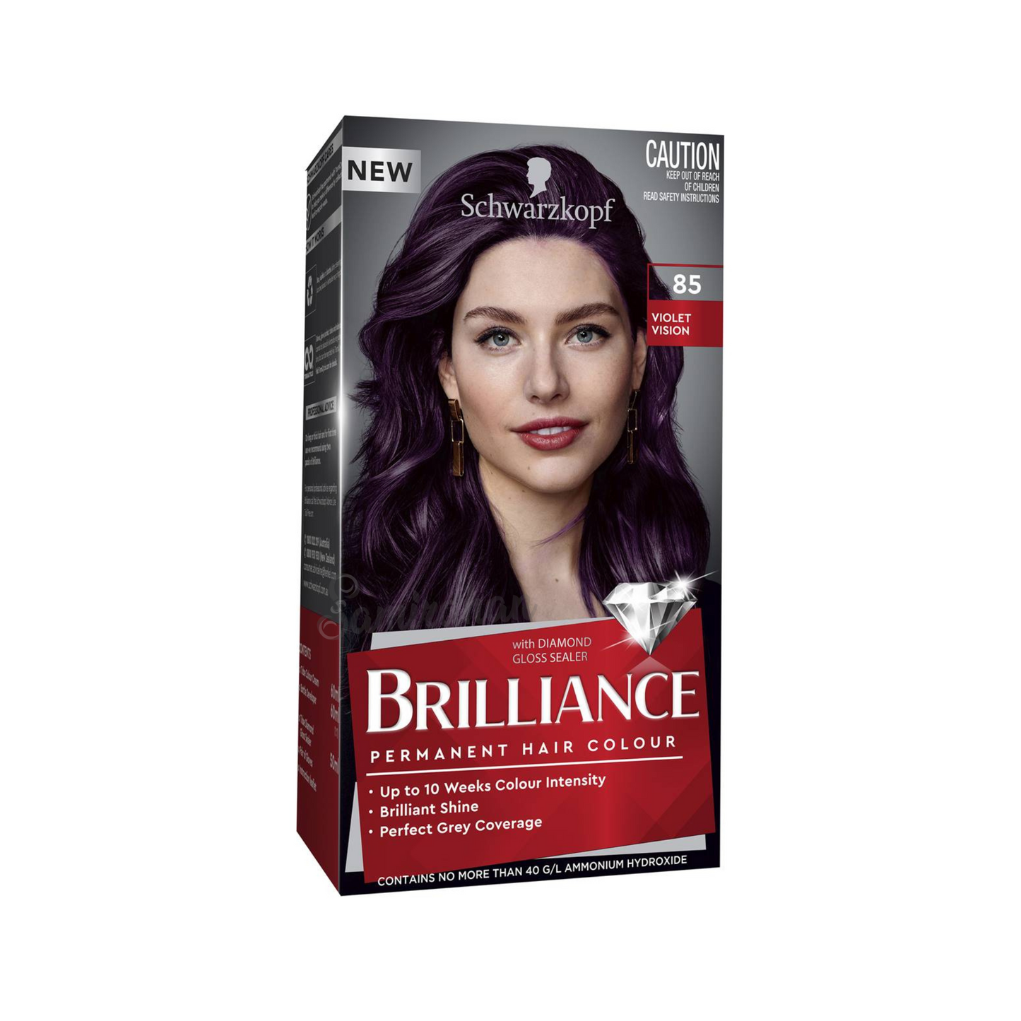 Schwarzkopf Brilliance Permanent Hair Colour shine healthy stronger Romantic Brown grey 10 weeks Best safe authentic imported Australian premium low price in bd
