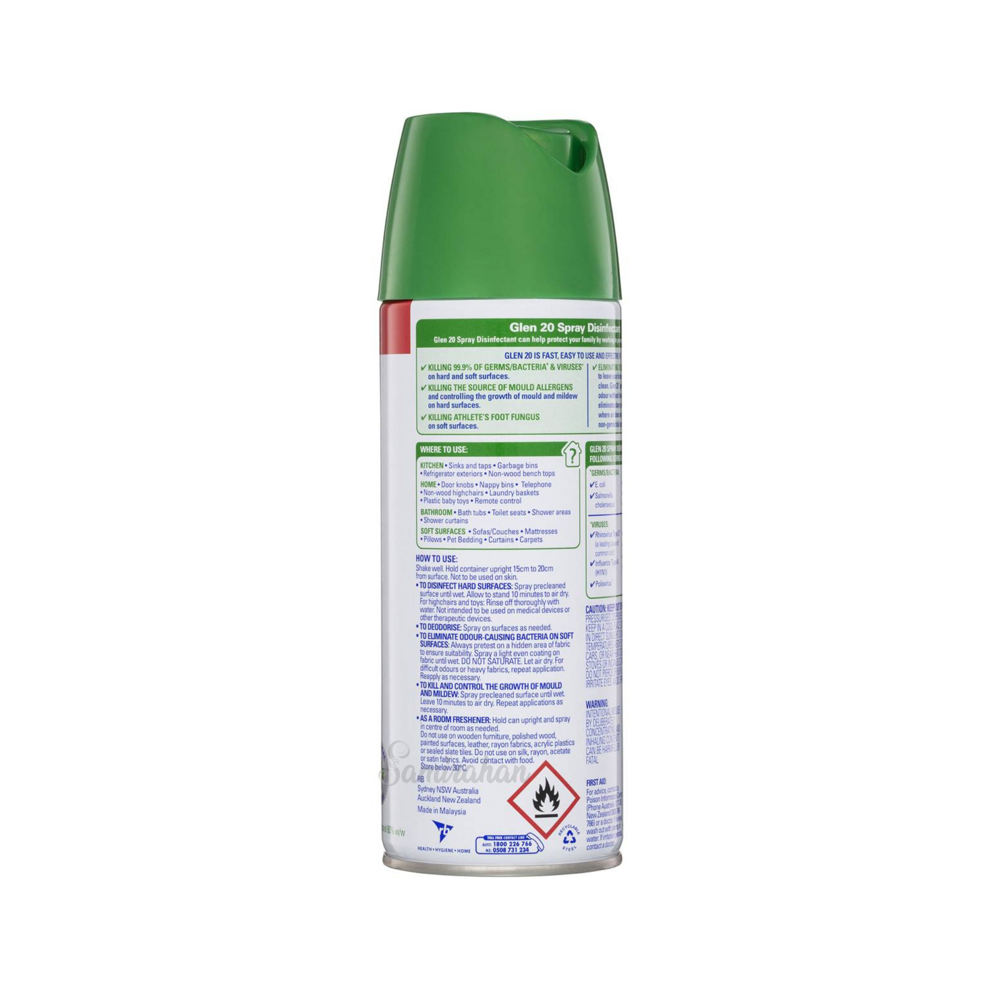 Glen 20 Spray Citrus Breeze kills germs bacteria virus Covid-19  Fungus odour heavy perfume clean brand best fragrance nice fresh home office low price in Dhaka