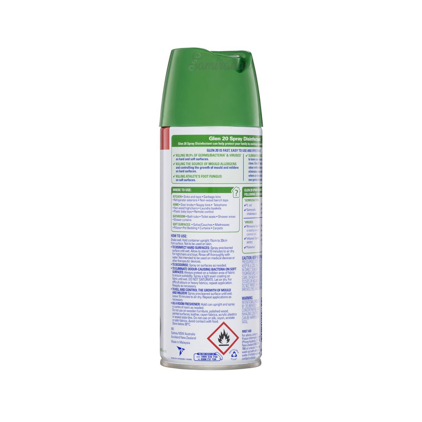 Glen 20 Spray Lavender kills germs bacteria virus Covid-19 Fungus odour heavy perfume clean brand best fragrance nice fresh home office low price in Dhaka