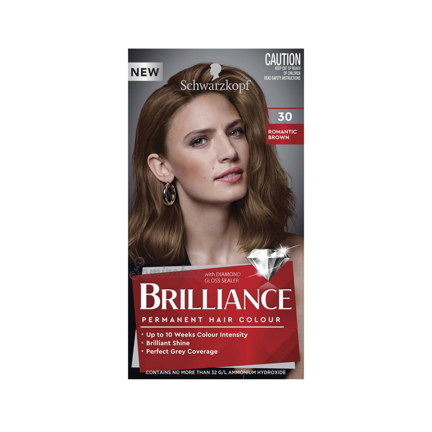 Schwarzkopf Brilliance Permanent Hair Colour shine healthy stronger Romantic Brown grey 10 weeks Best safe authentic imported Australian premium low price in bd