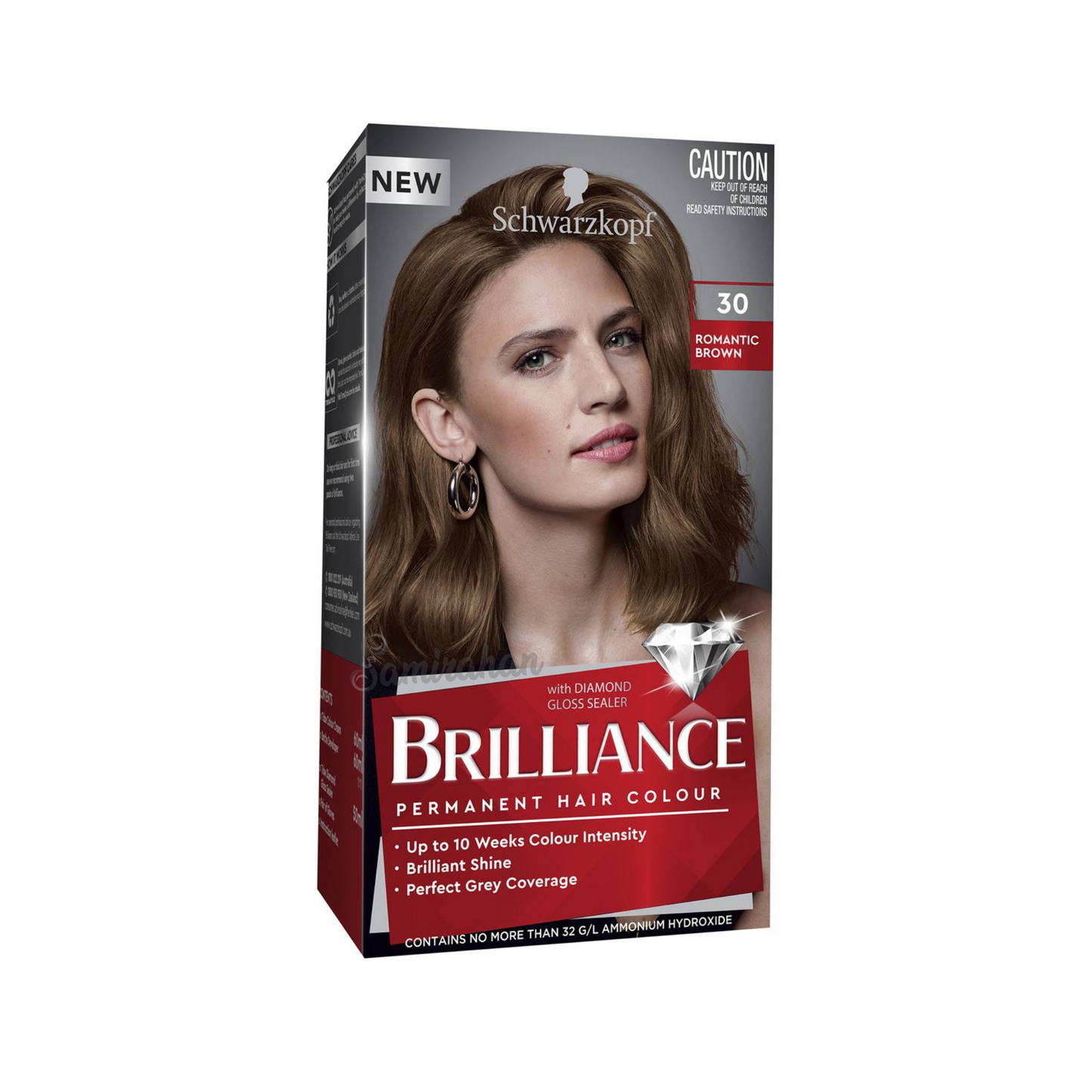 Schwarzkopf Brilliance Permanent Hair Colour shine healthy stronger Romantic Brown grey 10 weeks Best safe authentic imported Australian premium low price in bd