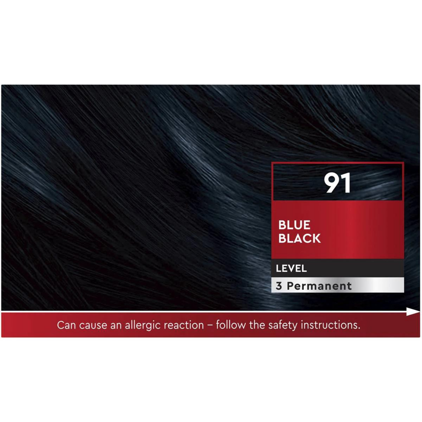 Schwarzkopf Brilliance Permanent Hair Colour 91 Blue Black (Australia) 1 Kit