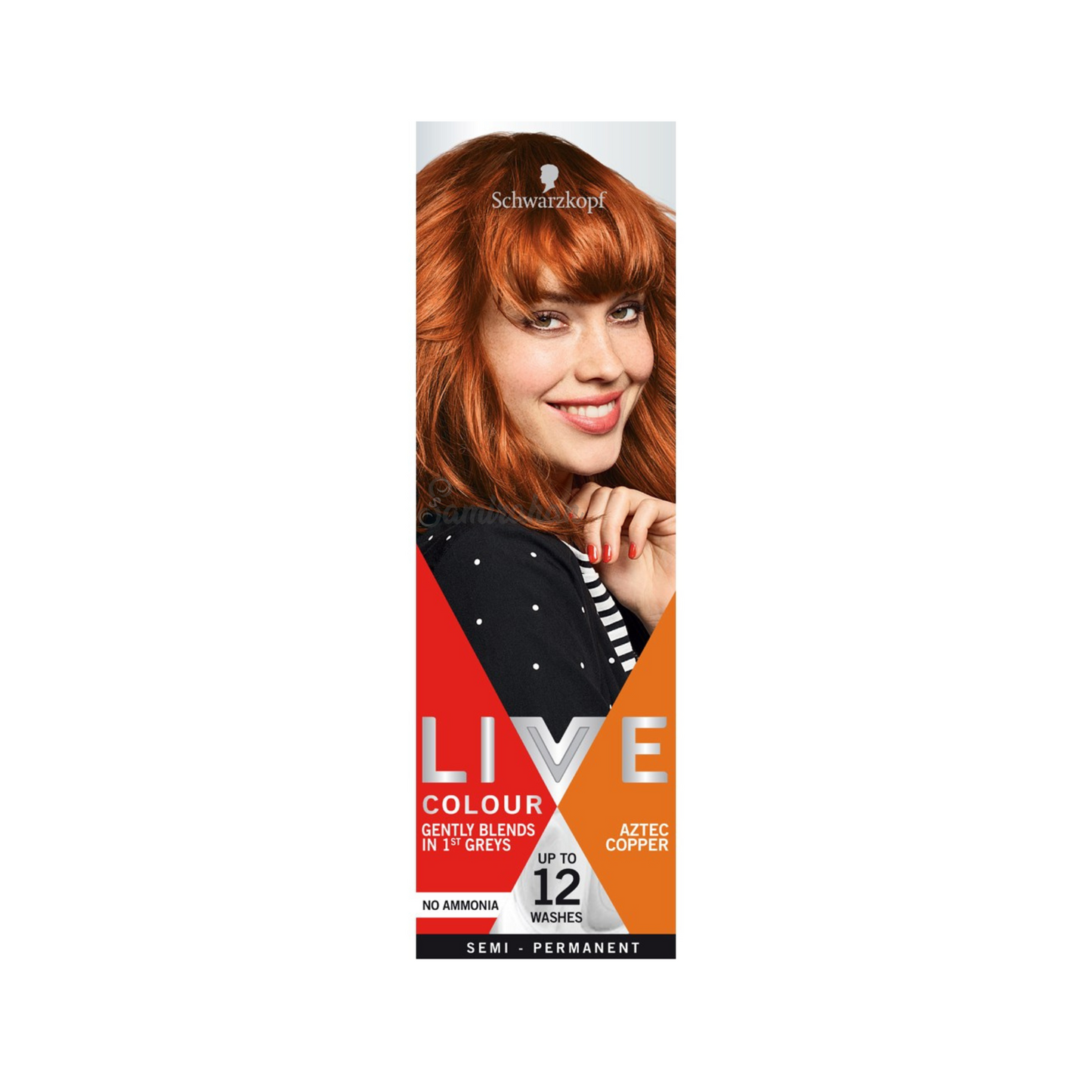 Schwarzkopf Live Colour Semi-Permanent Hair Aztec Copper Rich shine healthy stronger Romantic Brown Best safe authentic import Australia premium low price in bd