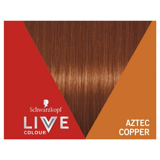 Schwarzkopf Live Colour Semi-Permanent Hair Aztec Copper Rich shine healthy stronger Romantic Brown Best safe authentic import Australia premium low price in bd