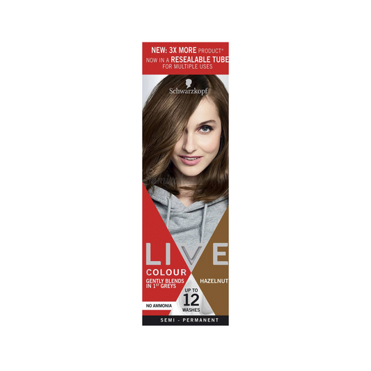 Schwarzkopf Live Colour Semi-Permanent Hair Hazelnut shine rich healthy stronger Romantic Brown Best safe authentic imported Australia premium low price in bd