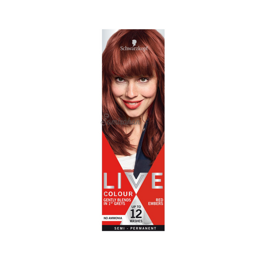 Schwarzkopf Live Colour Semi-Permanent Hair red Rich Burgundy shine healthy stronger Romantic Brown Best safe authentic import Australia premium low price in bd