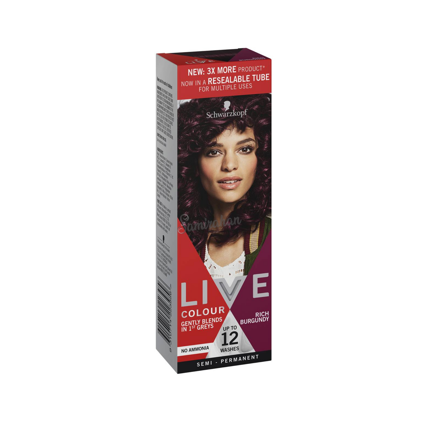 Schwarzkopf Live Colour Semi-Permanent Hair Rich Burgundy shine healthy stronger Romantic Brown Best safe authentic imported Australia premium low price in bd