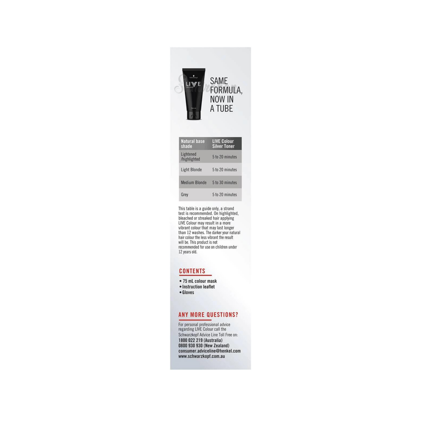 Schwarzkopf Live Colour Semi-Permanent Hair Rich toner shine healthy stronger Romantic Brown Best safe authentic import Australia premium low price in bd