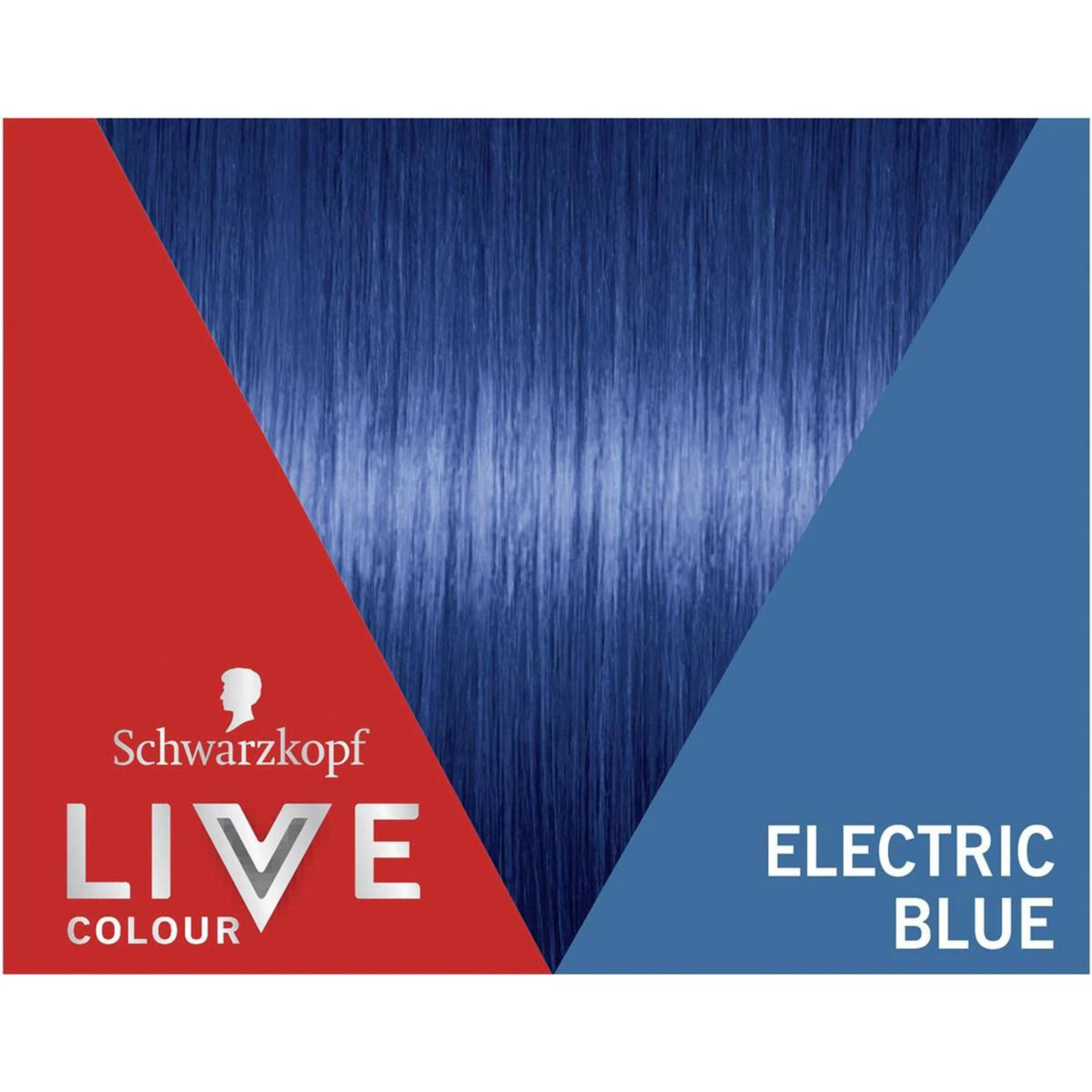 Schwarzkopf Live Colour Ultra Brights Semi-Permanent Hair Colour Electric Blue (Australia) 1 Kit