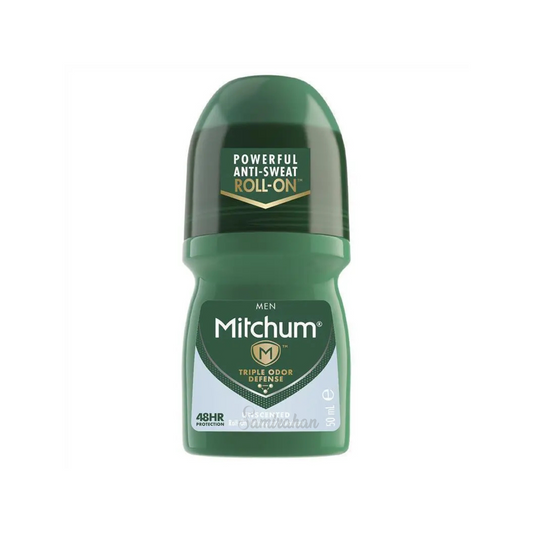 Mitchum For Men Roll-On Deodorant Unscented AntiPerspirant sweat odor dry daily 48 hour white mark moisture Best safe authentic import Australia low price in bd