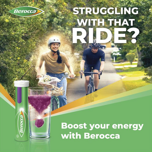 Berocca Energy Vitamin B C Effervescent Multivitamin Drink Berry immunity mental strength Best genuine premium quality absorption calcium import low price in BD