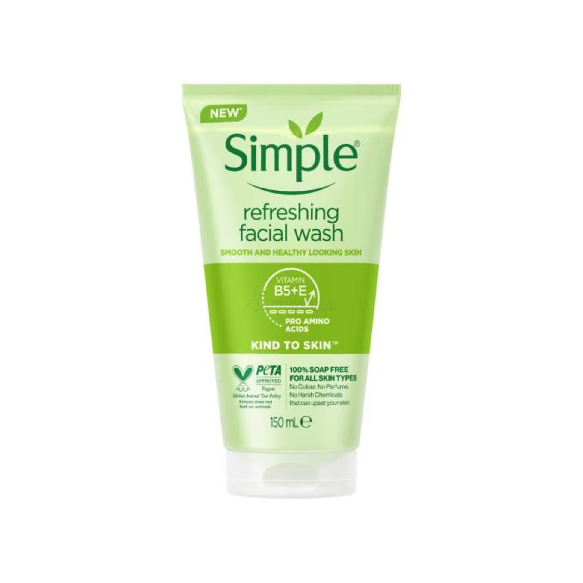 Simple Kind to Skin Refreshing Facial Gel Wash washes away make-up, dirt & other impurities from your skin thoroughly without leaving it feeling tight or dry. It contains no artificial perfume, colour, soap, alcohol & harsh chemicals that can upset your skin. Dermatologically tested. Best face wash in Dhaka Bangladesh.
