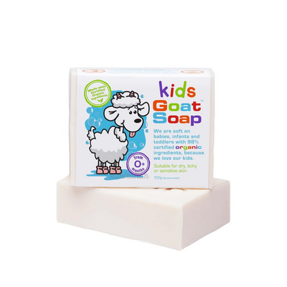 Goat Milk Soap Kids Organic is made of 98% certified organic ingredients. It is suitable for newborns. Containing pure sweet orange essential oil, organic shea butter & organic glycerin, it is soft on babies, infants and toddlers. Best imported bath soap for infant, newborn, toddlers and kids in Dhaka Bangladesh.