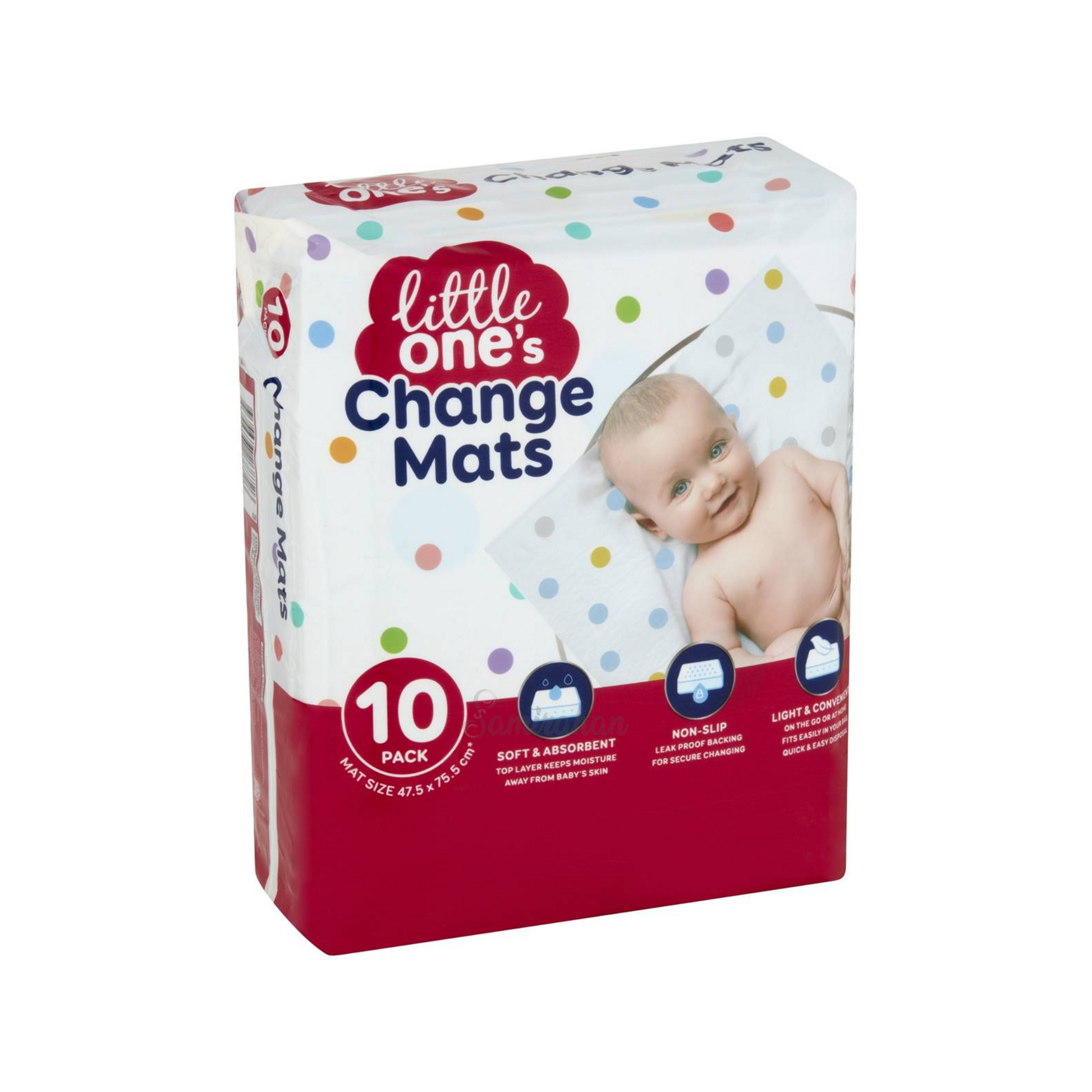 Little One's Change Mats are lightweight, convenient & perfect for changing nappy at home or on-the-go. Made with a soft and absorbent top layer & non-slip, leak proof backing, it ensures a quick, easy & confident clean every time. Best portable mat for changing baby diapers nappies without mess in Dhaka Bangladesh.