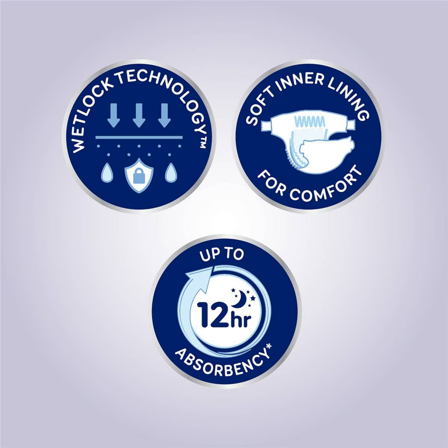 Little One's Size 2 Ultra Dry Nappies are suitable for boy & girl crawlers from 6-11kg. It has embossed lining for runny poo protection, provides dry comfort, up to 12hrs absorbency & soft, secure & comfortable fit. Dermatologically tested. Best foreign genuine Australian baby diaper nappy in Dhaka Bangladesh.