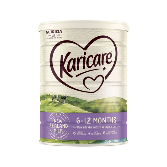 Karicare Follow-On Formula Stage 2 is made with the goodness of New Zealand milk. A breast milk substitute that has been trusted for generations, it is suitable for infants from 6 to 12 months, free from added preservatives & artificial flavours. Halal certified. Best foreign baby milk powder in Dhaka Bangladesh.