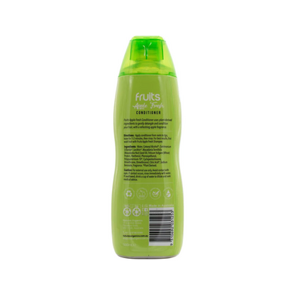 Natures Organics Fruits Conditioner Apple Fresh contains plant-derived ingredients to help revitalize & restore health to your hair with a fresh fruity Apple fragrance. Vegan suitable. Best foreign genuine Australian Aussie imported real original premium shampoo hair-fall safe healthy price in Dhaka Bangladesh.