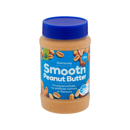 Woolies Smooth Peanut Butter Spread 500g