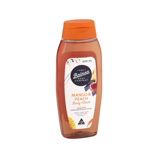 Balnea Mango & Peach Body Wash lets you feel refreshed every time you shower. Energise your day with the scent of mango & peach, as your skin is cleansed & cared for. Dermatologically tested. Vegan. Best imported foreign Australian premium luxury care bodywash bath bathing soap free skin price in Dhaka Bangladesh.