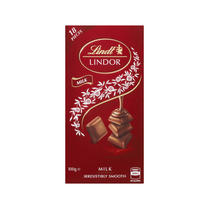 Lindt Lindor Milk Chocolate - melt away into a moment of bliss with these irresistibly smooth milk chocolate pieces. Irresistibly smooth Milk Chocolate with a smooth melting filling. Halal suitable. Best imported foreign Swiss Australian genuine premium luxury chocolate delicious gift idea price in Dhaka Bangladesh.